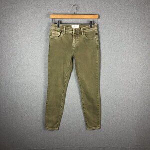 Current/Elliott Green Ankle Skinny Jeans Size 26
